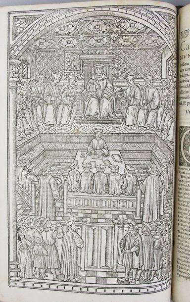 CHASSENEU (X) (Barthelemy de). Catalogus Gloriae Mundi.
Lyon, Antoine Vincent, 1546.
In...