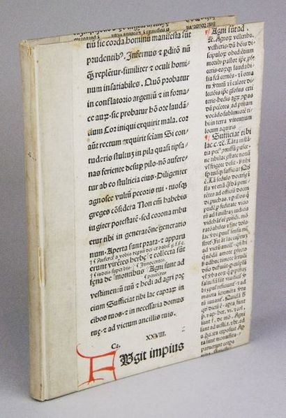 GREGOIRE LE GRAND. LIBRI DIALOGORUM.
Bâle, Michel Furter, 1496.
Petit in folio (207...
