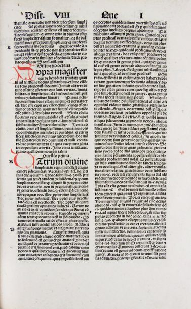 BIEL (Gabriel). Inventarium generale. Breve et succintum contentorum in quattuor...