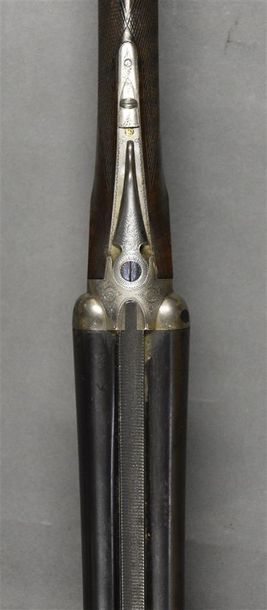 null *****FRANCE Fusil de chasse "CHAPU A PARIS", calibre 12 Juxtaposés, bascule...