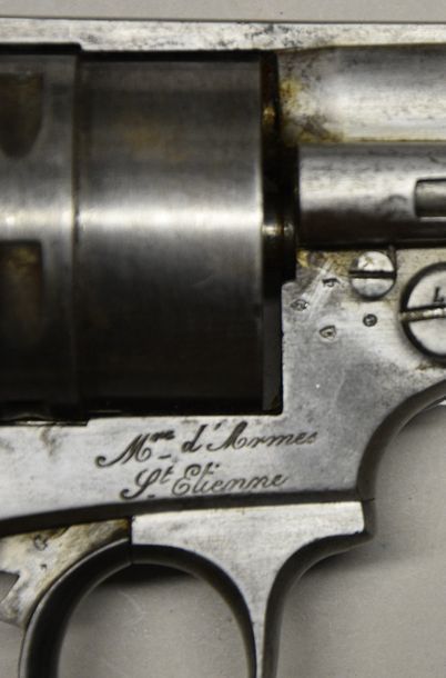 null France Revolver réglementaire 1873 Canon daté 1878, oxydations par endroits