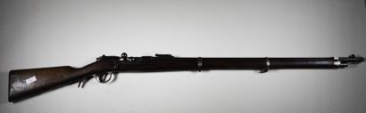 null Autriche Fusil Steyr modèle 1886, monture bois à fût long. Canon à pans puis...