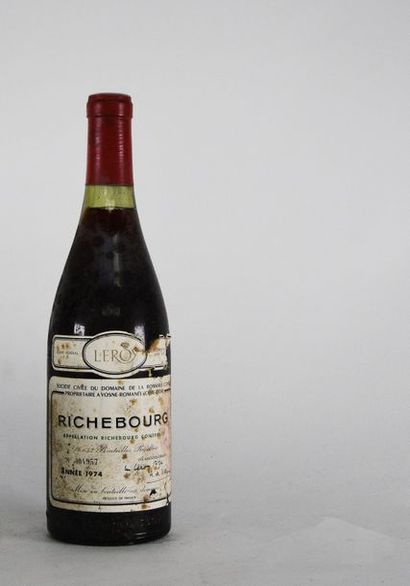 null 1 B RICHEBOURG (Grand Cru) 1,8 cm; e.t.a; couleur claire; n° 4957 Domaine de...