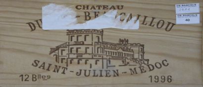 null 9 B CHÂTEAU DUCRU BEAUCAILLOU (Caisse bois de 12 remise à l'acquéreur) GCC2...