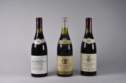 null 1 B MUSIGNY (Grand Cru) Moine-Hudelot 1988
1 B ROMANÉE SAINT-VIVANT (Grand Cru)...