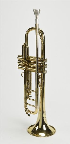 null Trompette de Henri Selmer n°48269, année 1970, modèle 75, tonalité Ut/ Si bémol....