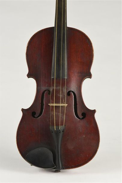 null Violon anonyme français des ateliers JTL, fait vers 1900. Fond une pièce 358...