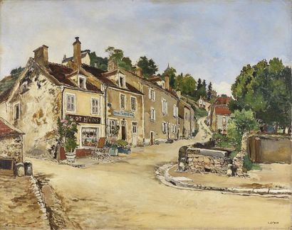 Marcel LEPRIN (1891-1933) Le Père Mulot ou la vallée du Cousin près d'Avallon
Huile...