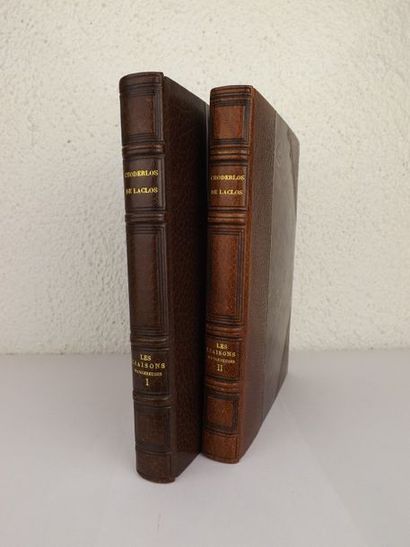 LACLOS (Ch. de) Les liaisons dangereuses.
Paris, éditions du Charme, 1941.
2 volumes...
