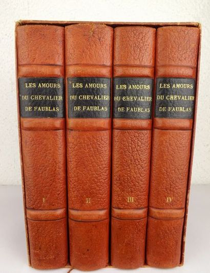 LOUVET DE COUVRAY Les amours du chevalier de Faublas.
Paris, Guillot, 1932.
4 vol....