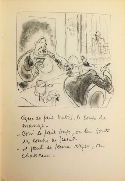 [BOFA (G.)] La voie libre.
Paris, Au Moulins de Pen Mur, 1947.
In-8 en feuilles sous...