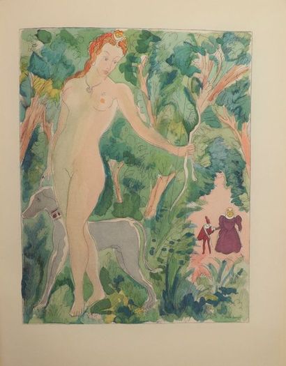 [DARAGNÈS] - GOETHE Faust.
Paris, éditions de la Roseraie, 1924.
In-4° broché. 12...