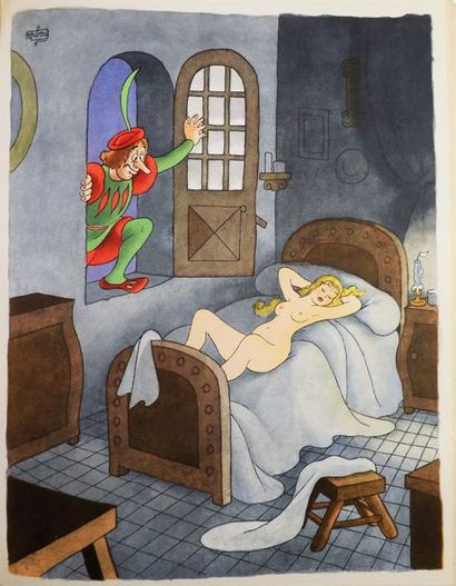 [DUBOUT] La muse libertine.
Paris, éditions du Valois, 1957.
In-4° broché, étui....