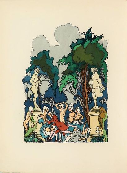 [HÉMARD (J.)] - RESTIF DE LA BRETONNE Les égarements sentimentaux.
Paris, Crès, 1921....