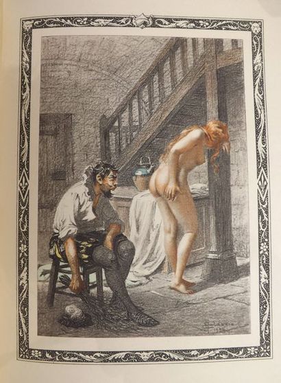 BRANTOME Vies des dames galantes.
Paris, Le Vasseur, 1935.
3 vol. in-4°, reliures...