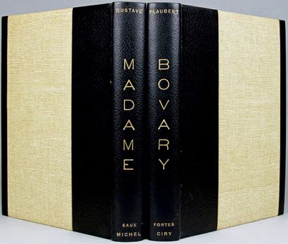 FLAUBERT (G) Madame Bovary.
Paris, Jean Porson (1947-51).
2 volumes in-folio, demi-maroquin...