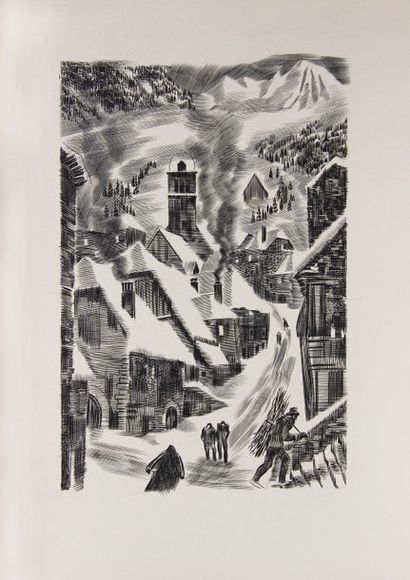 GIONO (J.) Un roi sans divertissement.
Paris, Édition Française illustrée, 1948.
In-folio,...