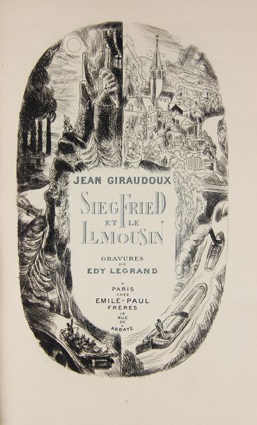 GIRAUDOUX (J) Siegfried et le limousin.
Paris, Emile-Paul frères, 1928.
In-8, demi-maroquin...