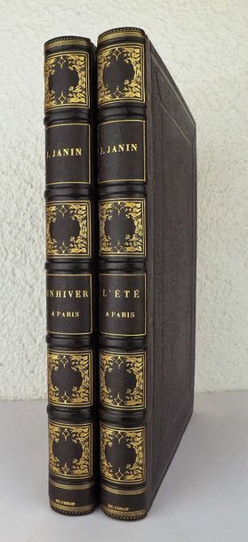 JANIN (Jules) Un hiver à Paris - Un été à Paris.
Paris, L. Curmer, s.d. (1843).
2...