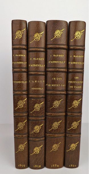 BARBEY d'AUREVILLY (Jules) L'Ensorcelée - L'Amour impossible.
Paris, Librairie Nouvelle,...