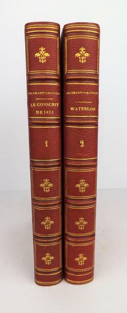 ERCKMANN-CHATRIAN Histoire d'un conscrit de 1813.
Paris, Hetzel (s.d).
4ème édition...