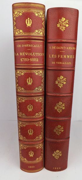 HERICAULT (CHARLES D') La Révolution. 1789-1882.
Paris, Dumoulin, 1883.
In-4°, demi-maroquin...