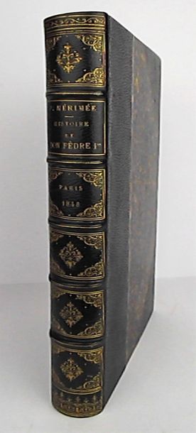 MÉRIMÉE (P) Histoire de Don Pedre Ier, roi de Castille.
Paris, Charpentier, 1848.
In-8,...