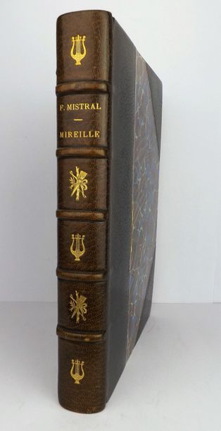 MISTRAL (F.) Mireille. Poème provençal.
Paris, Hachette,1891.
In-8, demi-maroquin...