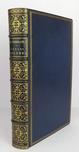 PERRAULT (Ch.) Les Contes des Fées en prose et en vers.
Lyon, Louis Perrin, 1865.
In-8,...