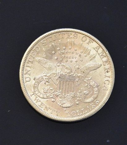 null ETATS-UNIS 20 dolars liberté, 1891 S Poids: 33,4 g