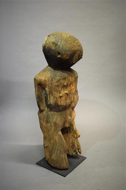null Statue Chamba Togo Bois H. 83 cm Provenance : Jean-Michel Huguenin, Paris Collection...