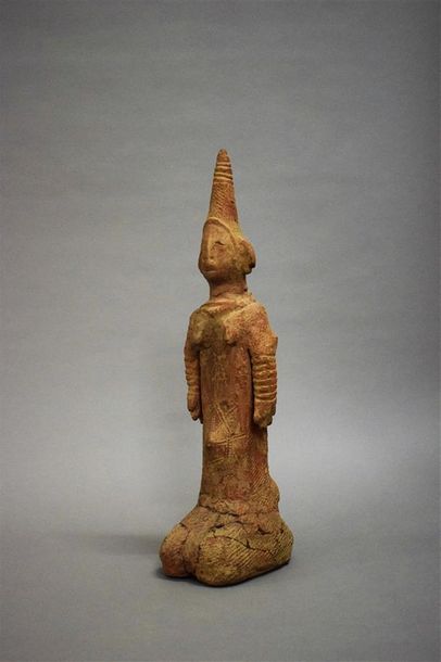 null Statue Bankoni Mali Terre cuite XVe - XVIIe siècle ap. J.-C. (selon TL) H. 52...