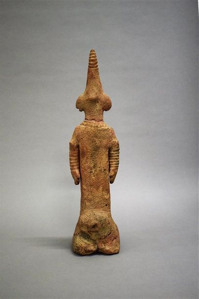 null Statue Bankoni Mali Terre cuite XVe - XVIIe siècle ap. J.-C. (selon TL) H. 52...