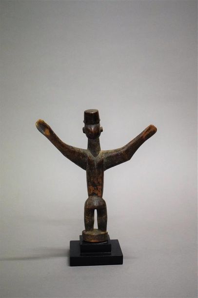 null Figure Lobi Burkina Faso Bois H. 22 cm Provenance : Galerie 62, Paris Collection...