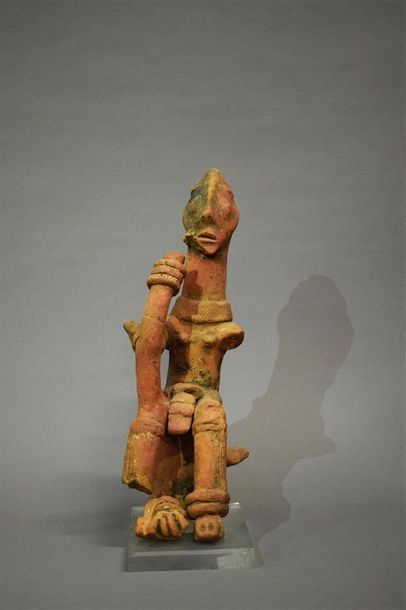 null Statue Bankoni Mali Terre cuite XIVe - XVIIe siècle ap. J.-C. (selon TL, qui...