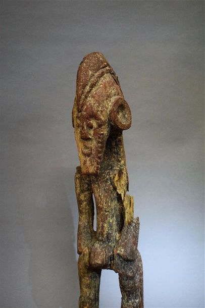 null Statue Jukun Nigeria Bois H. 53 cm Provenance : Yves Develon, Paris Collection...