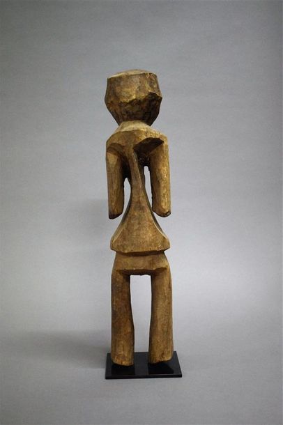 null Statue Mumuye Nigeria Bois H. 46,5 cm Provenance : Stéphane Mangin, Paris Collection...