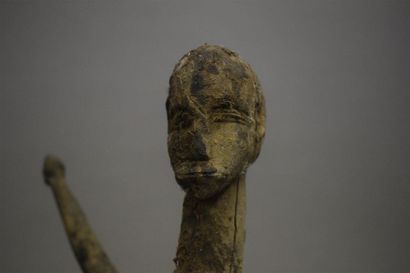 null Statue Lobi Burkina Faso Bois H. 35 cm Provenance : Galerie 62, Paris Collection...