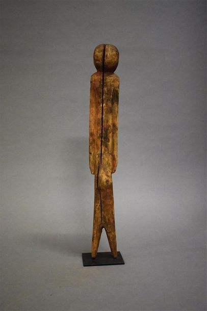 null Statue d'autel Moba Togo Bois H. 48 cm Provenance : Alain de Monbrison, Paris...