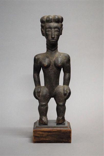 Figure Attie Côte d'Ivoire Bois H. 35 cm...