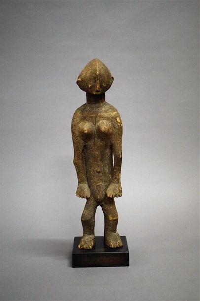 null Statue Chamba Nigera H. 37 cm Provenance : Pierre Robin, Paris Collection Liliane...