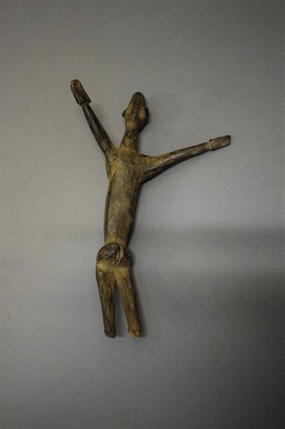 null Figure Lobi Burkina Faso Bois H. 22 cm Provenance : Alain Lecomte, Paris Collection...