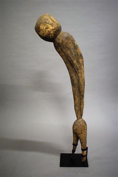 null Statue Moba Togo Bois H. 100 cm Provenance : Bert Garrebeek, Bruxelles Collection...