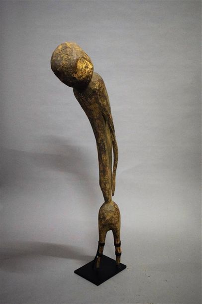 null Statue Moba Togo Bois H. 100 cm Provenance : Bert Garrebeek, Bruxelles Collection...