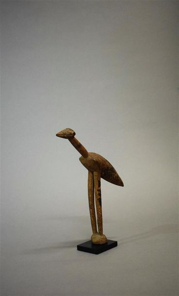 null Statuette Lobi Burkina Faso Bois H. 26,5 cm Provenance : Agnès Woliner, Paris...