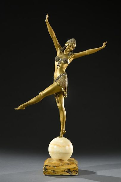 null Déméter H. CHIPARUS (1886-1947) Danseuse de Palmyre (Dancer of Palmyra), le...