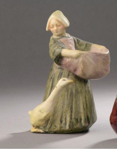 null Edmond LACHENAL (1855-1948) Céramiste & Jeanne JOZON (1868-1948) Sculpteur La...