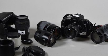 CANON Appareil reflex EOS 5 24 x 36 mm argentique avec objectif 28 - 105 mm Ultrasonic
On...