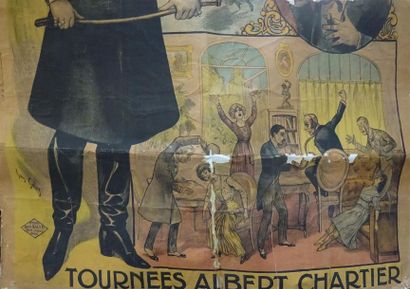 null Louis GALICE (1864-1935) "La Dame du cinéma" - Tournée Albert Chartier Affiche...