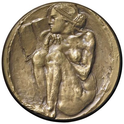 Medals ROME Médaille 1983 50e anniversaire de la fondation de l'Institut italien... Gazette Drouot